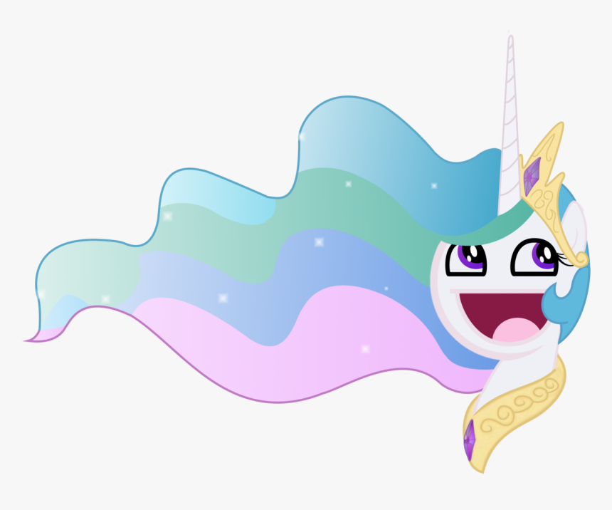 Elcomber, Awesome Face, Princess Celestia, Safe, Simple, HD Png Download, Free Download