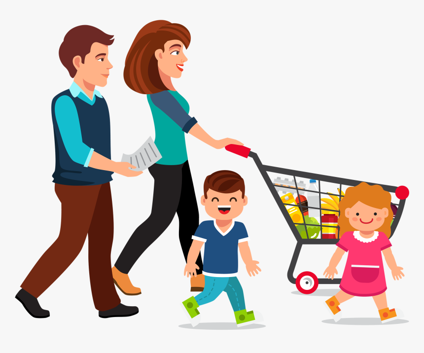 Family Shopping Icon , Png Download, Transparent Png, Free Download