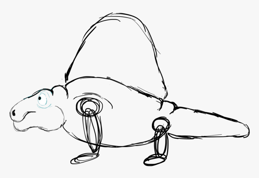 Dimetrodon Side Legs, HD Png Download, Free Download