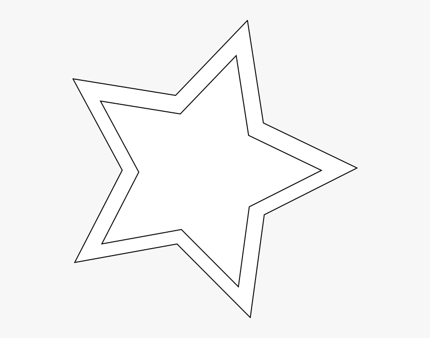 Star Clip Art A Star Outline Clipart, HD Png Download, Free Download