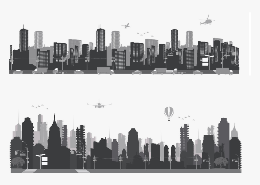 Architectural Engineering Skyline Building Silhouette, HD Png Download, Free Download