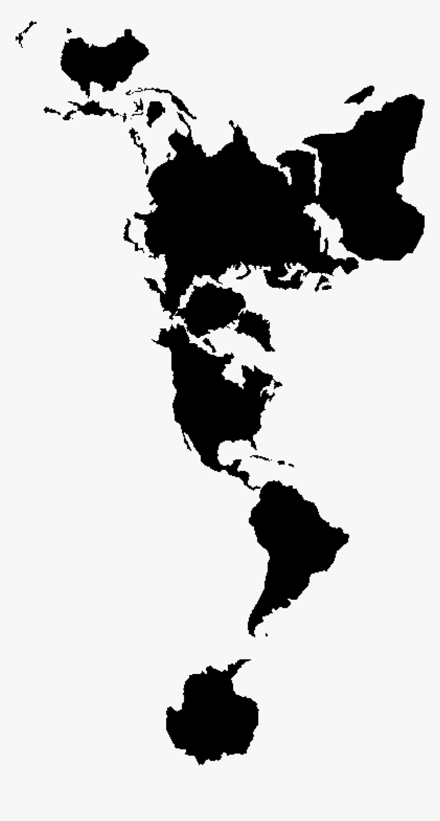 Transparent World Map Silhouette Png, Png Download, Free Download
