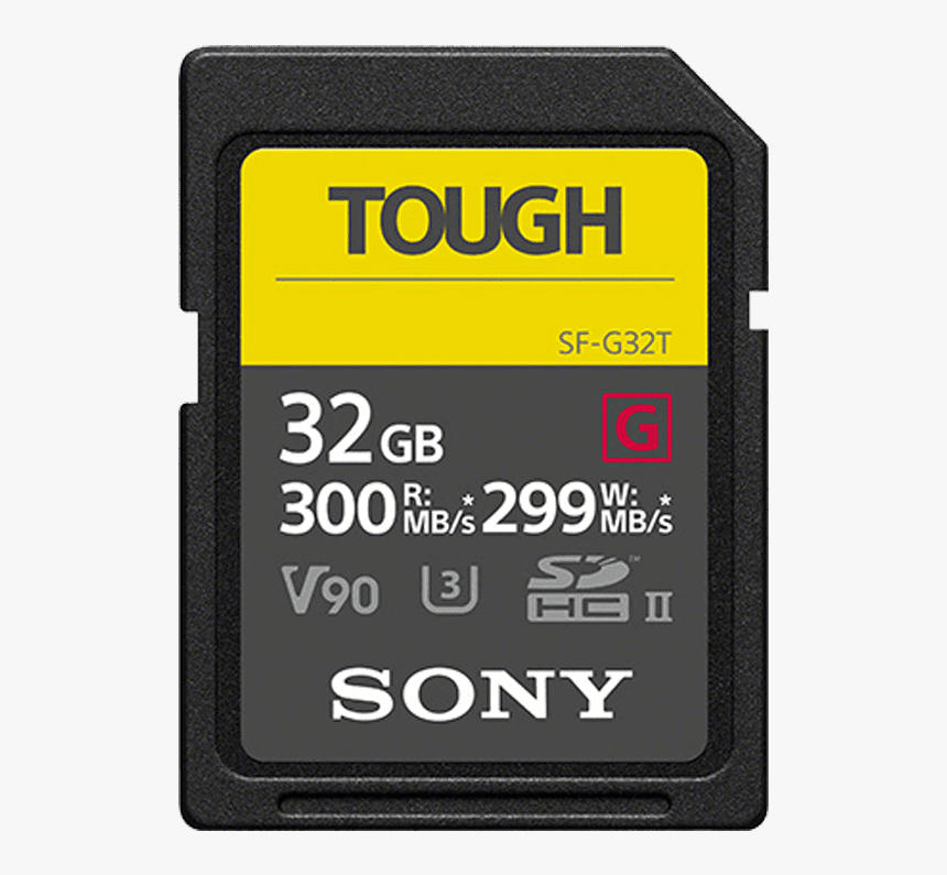 32gb Sf G Tough Series Uhs Ii Sd Memory Card, , Product, HD Png Download, Free Download