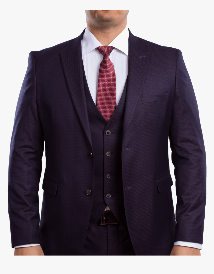 Slim Fit Plum Suit, HD Png Download, Free Download