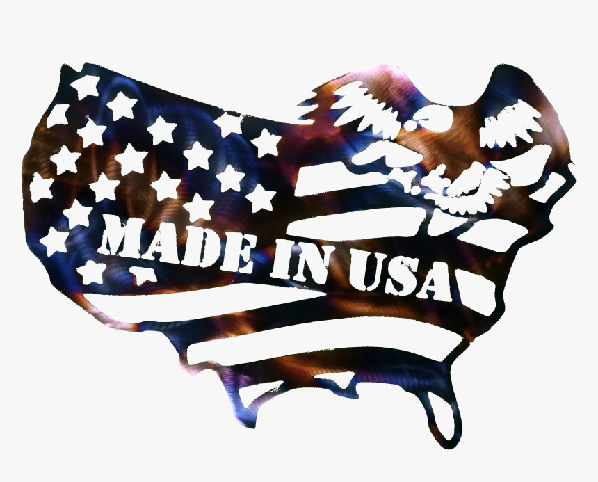 Flag-made In Usa Larger Image , Png Download, Transparent Png, Free Download