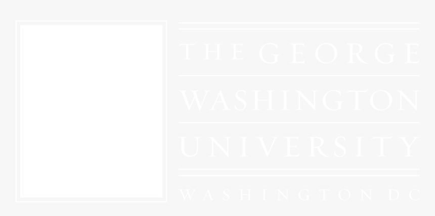 The George Washington University Logo Black And White, HD Png Download, Free Download