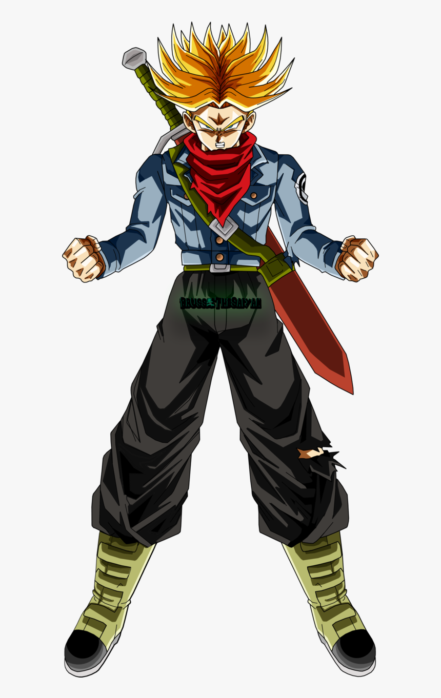 Trunks Rage Super Saiyan Rage Trunks By Brusselthesaiyan, HD Png Download, Free Download