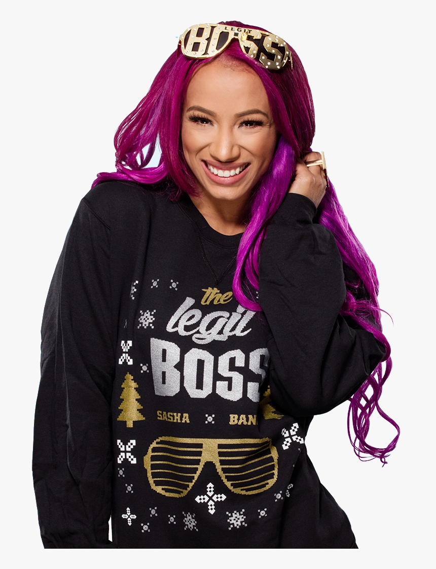 Christmas Sweater Png Sasha Banks Ugly Christmas Sweater, Transparent Png, Free Download