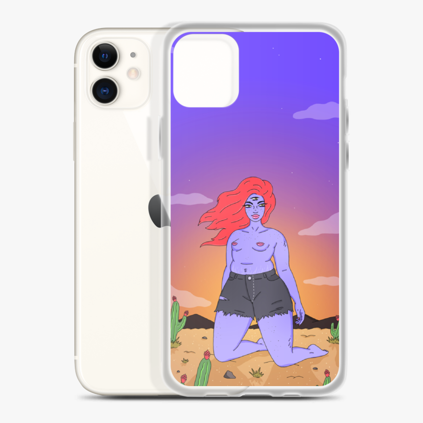 Phone Case Art Desert Mockup Case With Phone Default, HD Png Download, Free Download