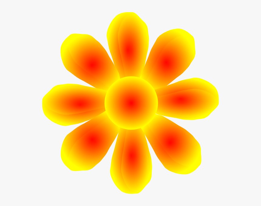 Yellow Flower Clipart Flower Petal, HD Png Download, Free Download