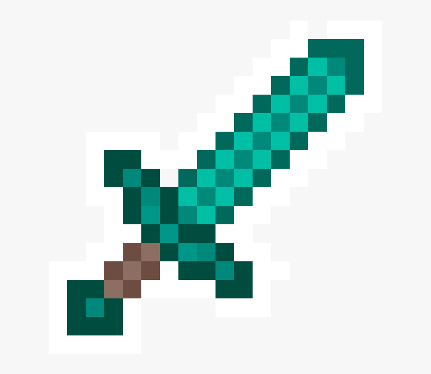 Diamond Sword Minecraft Png Clipart , Png Download, Transparent Png, Free Download