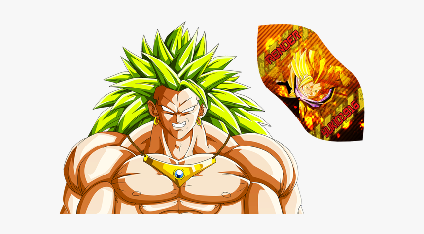 Broly Ssj3 Render By Yukio1916-d72b4v4, HD Png Download, Free Download