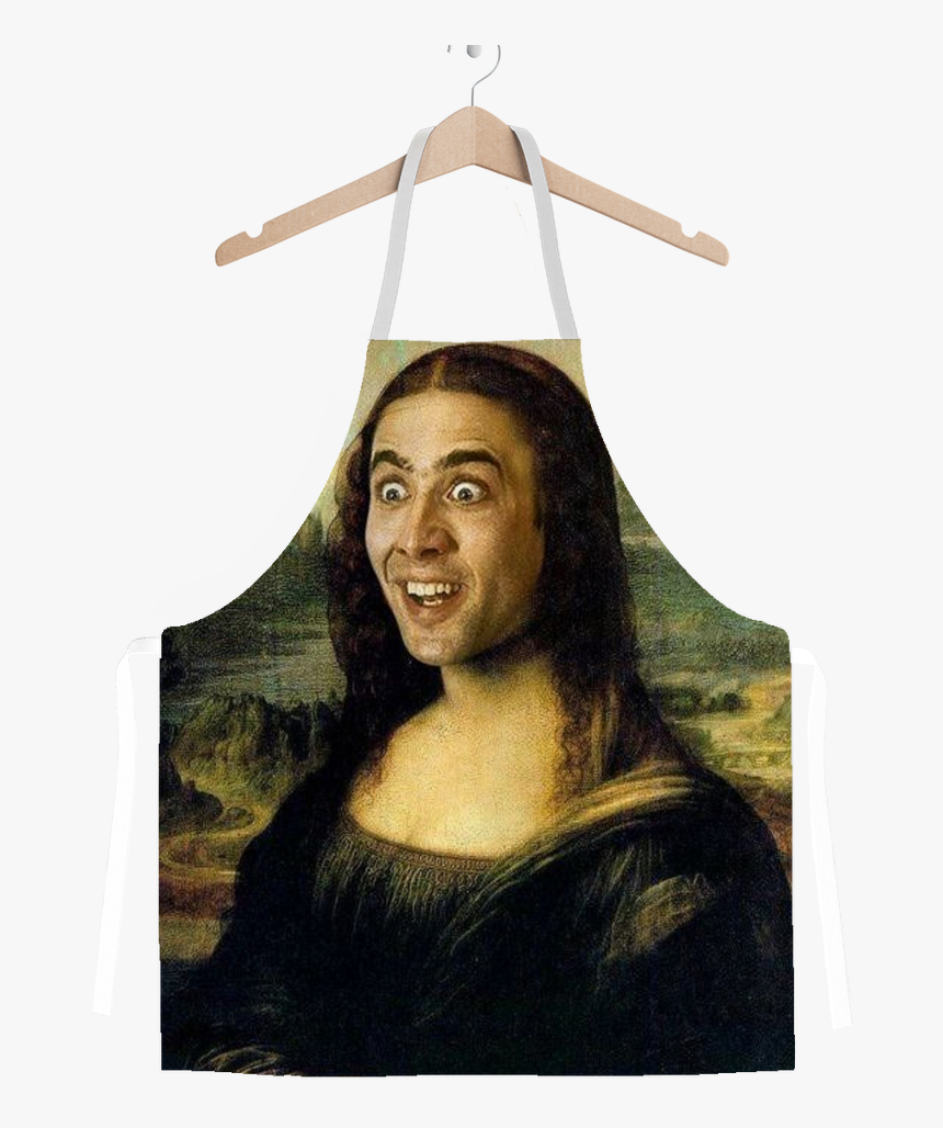 Nicolas Cage As The Mona Lisa ﻿classic Sublimation, HD Png Download, Free Download