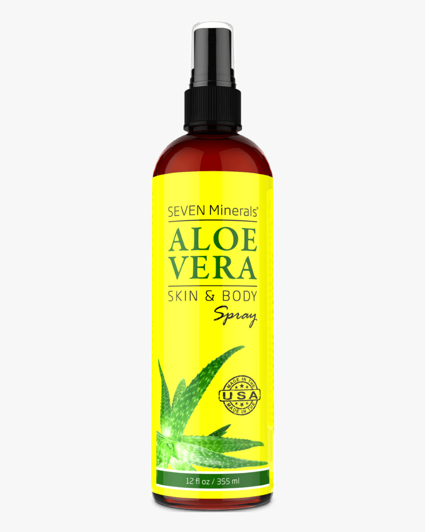 Seven Minerals Aloe Vera Spray For Body & Hair, HD Png Download, Free Download