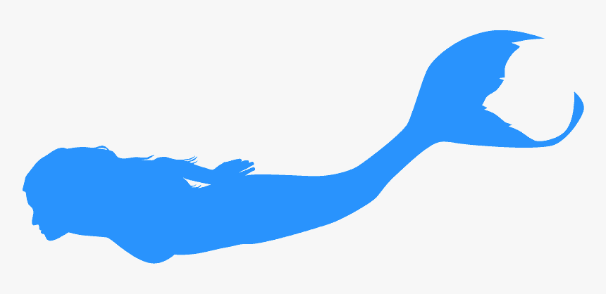 Mermaid Silhouette Png, Transparent Png, Free Download