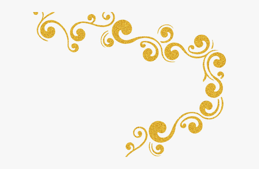 Gold Swirl Cliparts, HD Png Download, Free Download