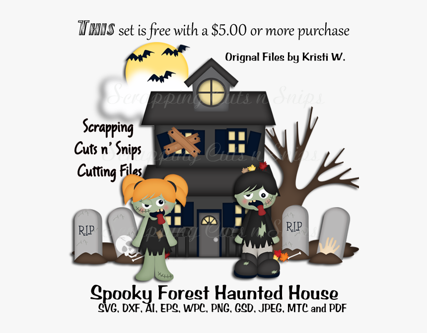 Forest Svg Spooky, HD Png Download, Free Download