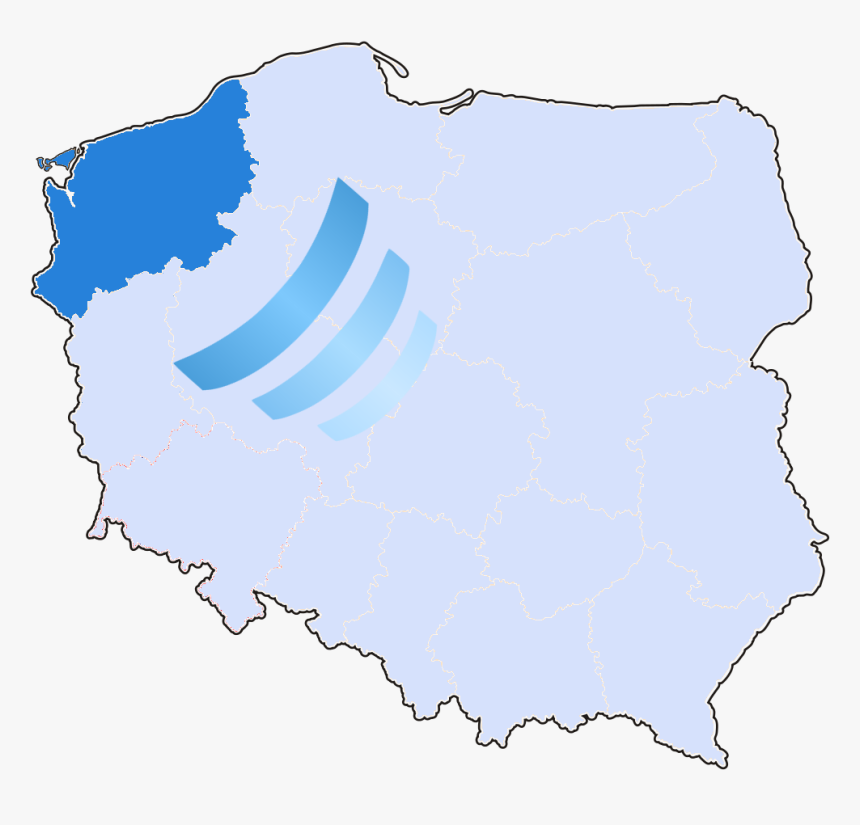 Wikinews Zachodniopomorskie Mapa, HD Png Download, Free Download