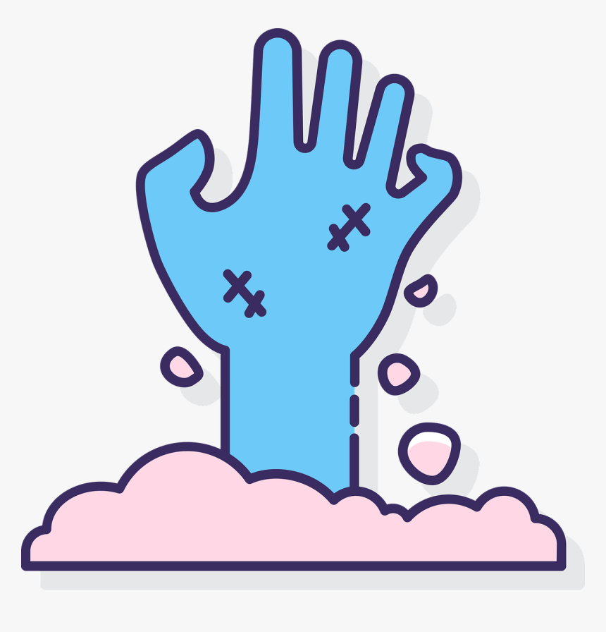 Zombie Hand Png, Transparent Png, Free Download