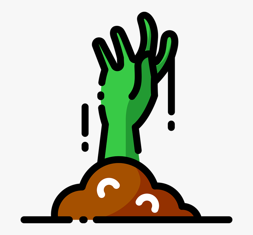 Zombie Hand Png, Transparent Png, Free Download