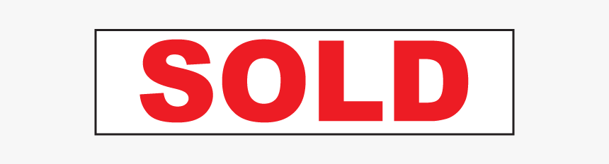 Sold Sign Png, Transparent Png, Free Download