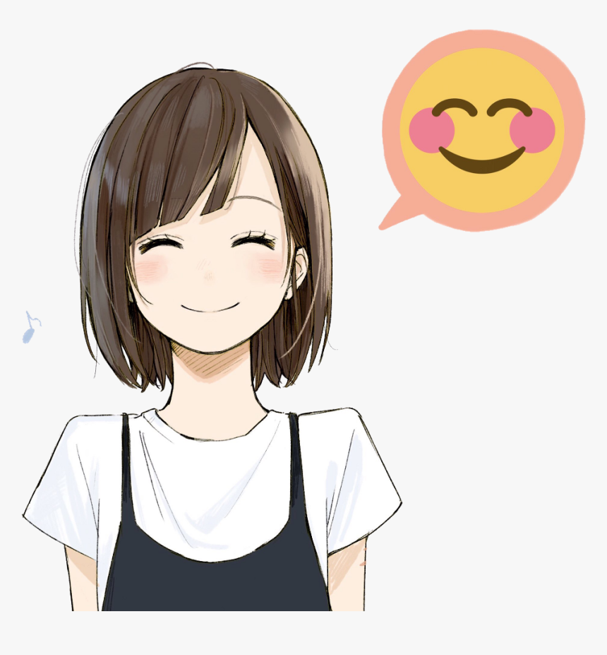 Anime Animetyan Tyan Cute Kawaii Ftestickers Emoji, HD Png Download, Free Download
