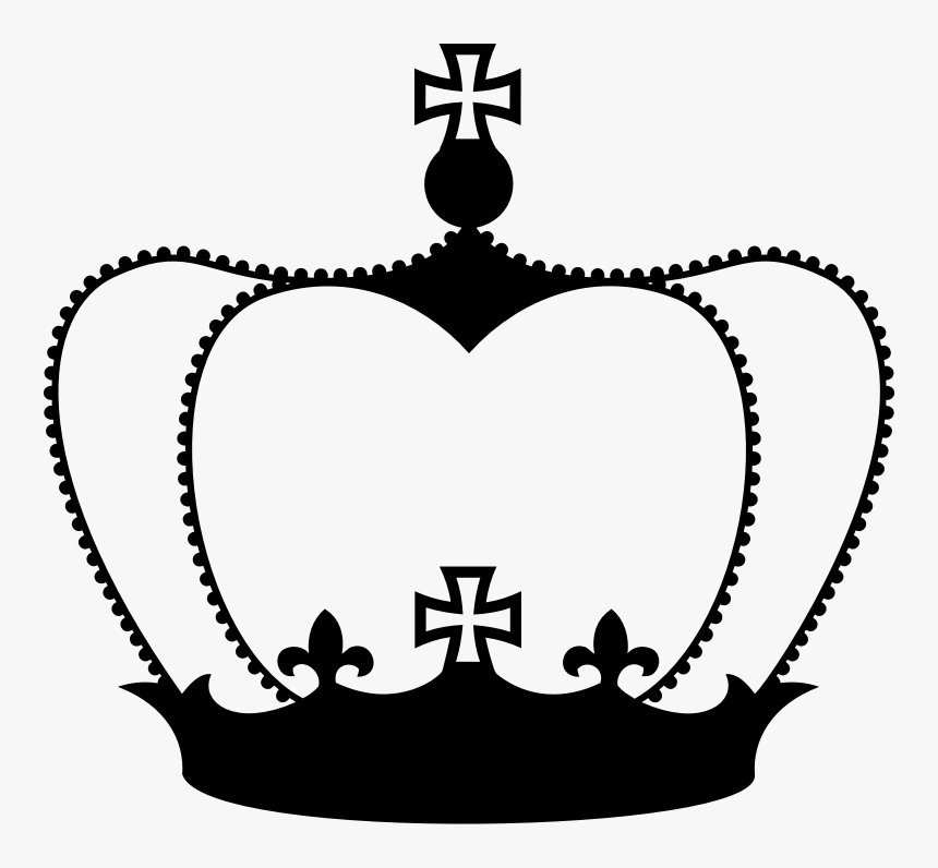 Ornamental Crown Silhouette, HD Png Download, Free Download