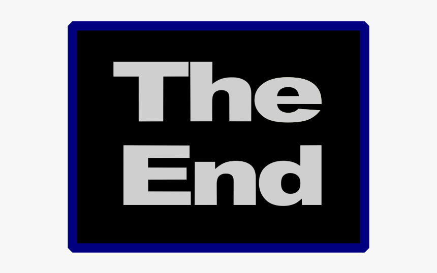 The End, HD Png Download, Free Download