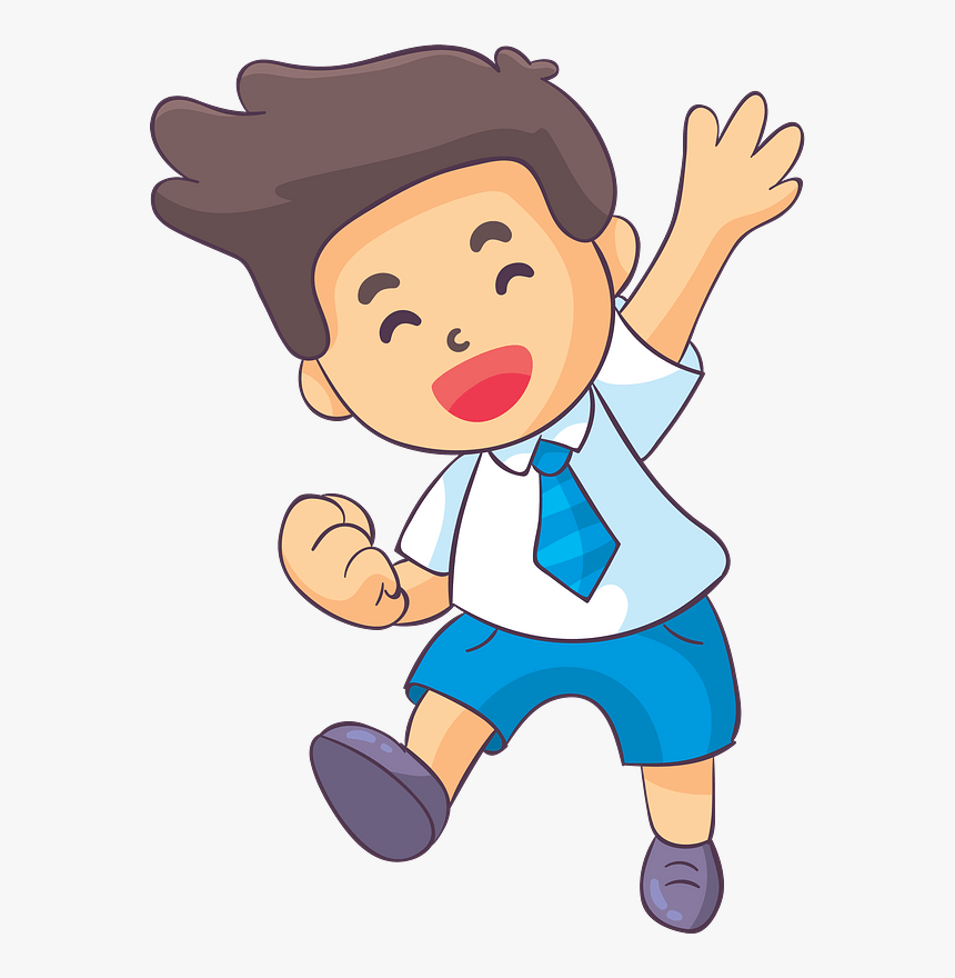 Laughing Schoolboy Clipart, HD Png Download, Free Download