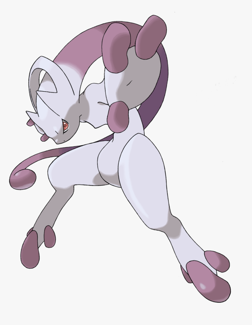 Mewtwo Drawing Realistic, HD Png Download, Free Download