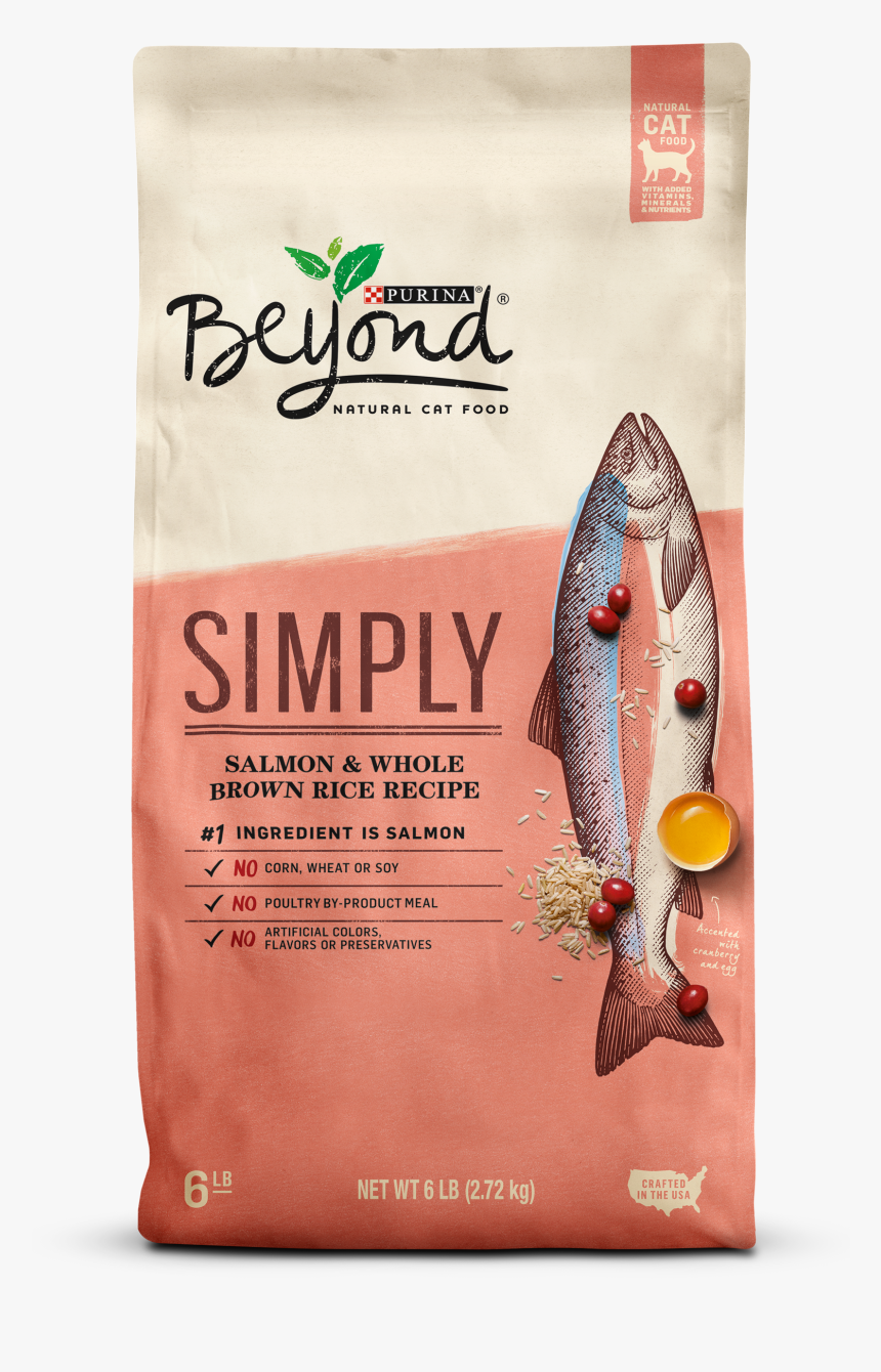 Purina Beyond Simply Salmon & Whole Brown Rice Recipe, HD Png Download, Free Download