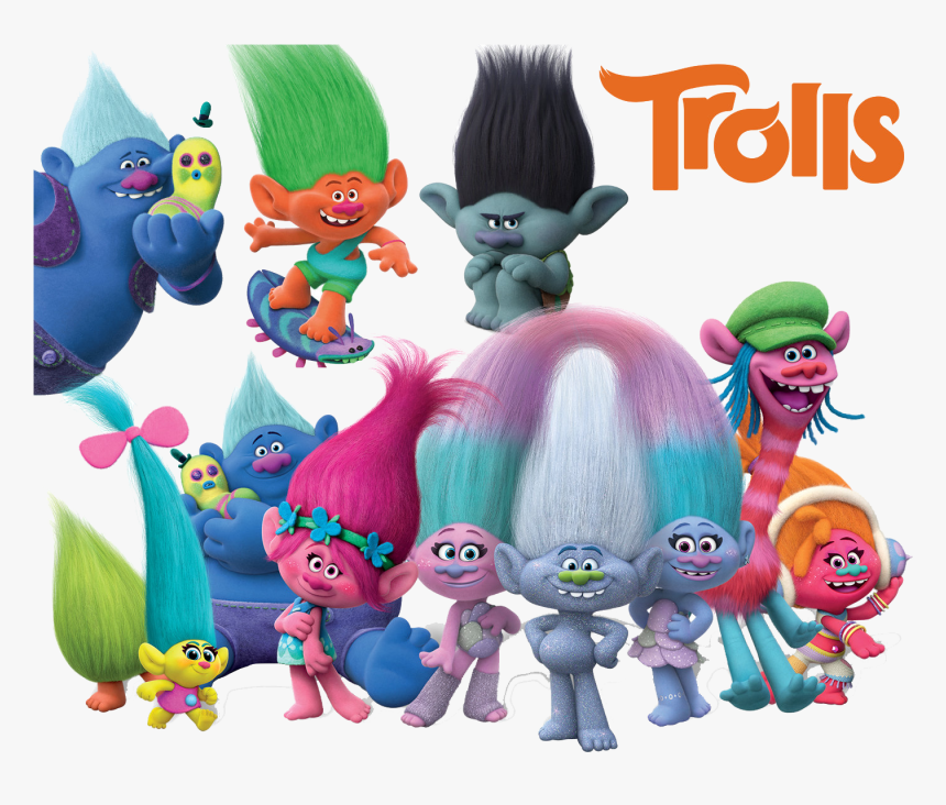 Trolls Movie Cake Toppers , Png Download, Transparent Png, Free Download