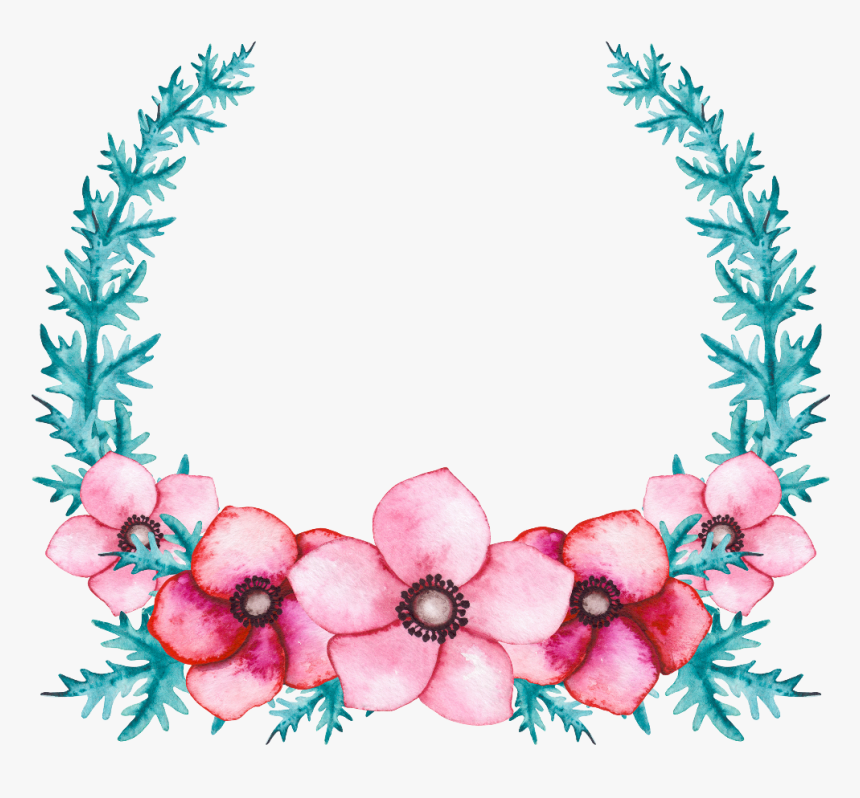 #flower #floral #wreath , Png Download, Transparent Png, Free Download