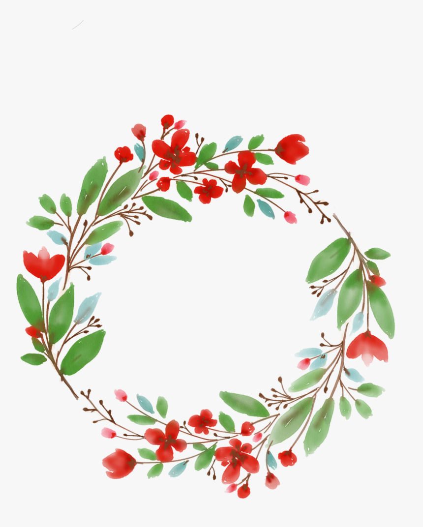 Flower Wreath Png, Transparent Png, Free Download