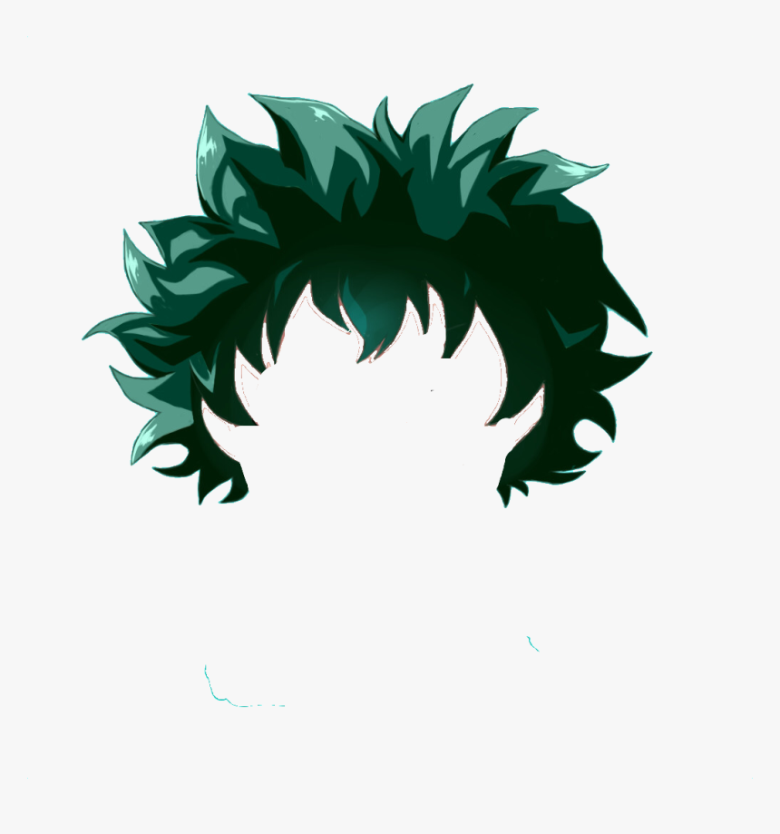 #deku #dekuhair #myheroacadamia #anime #green #hair, HD Png Download is fre...