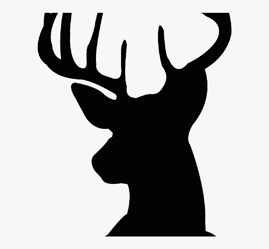 Free Deer Head Silhouette, Download Free Clip Art,, HD Png Download, Free Download