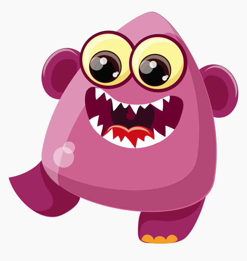 Image Transparent Cartoon Virus Purple Fangs, HD Png Download, Free Download