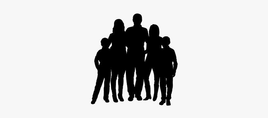 Family Silhouette Png, Transparent Png, Free Download