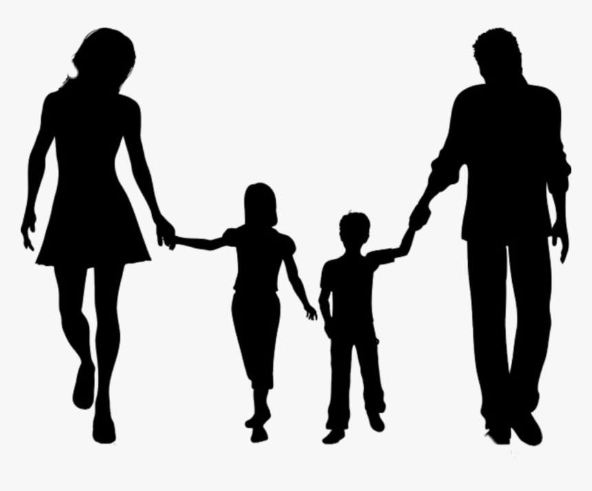 #family#silhouette, HD Png Download, Free Download