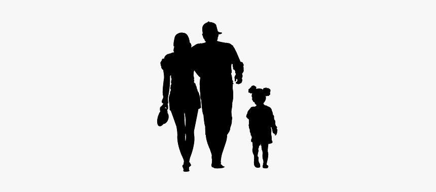 Family Silhouette Png, Transparent Png, Free Download