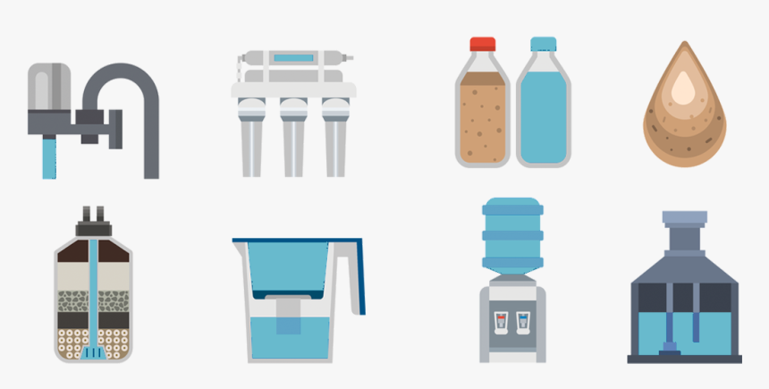 Your Current Water Options Explained - Water Treatment Illustration, HD Png Download, Free Download