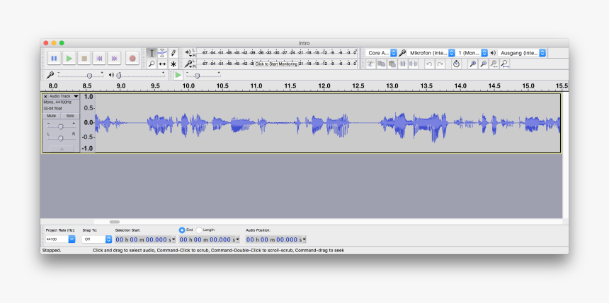 Opening An Audio File In Audacity, HD Png Download, Free Download