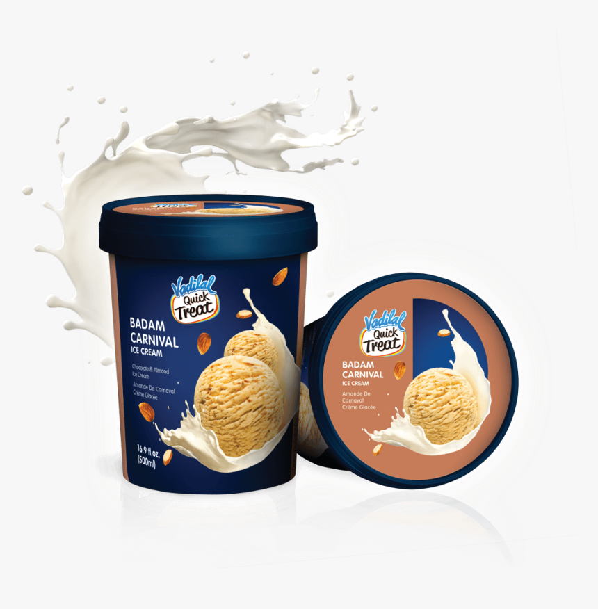 Badam Carnival Ice Cream , Png Download - Vadilal Alphonso Mango Ice Cream, Transparent Png, Free Download