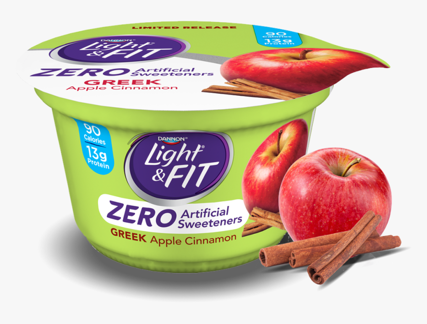 Apple Cinnamon Greek Nonfat Yogurt - Greek Yogurt Apple Cinnamon, HD Png Download, Free Download