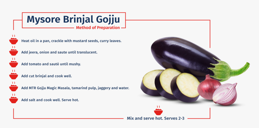 Mysore Brinjal Gojju - Mtr Gojju Magic Masala, HD Png Download, Free Download