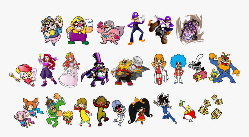 All Wario Related Spirits In Ultimate - Wario Land Shake It Shake, HD Png Download, Free Download