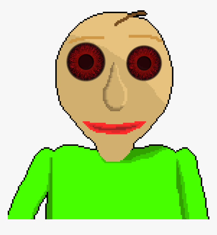 #baldi #png - Pixel Art Baldi's Basics, Transparent Png, Free Download