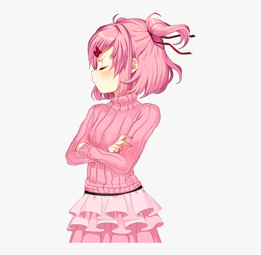 Doki Doki Literature Club Natsuki, HD Png Download, Free Download