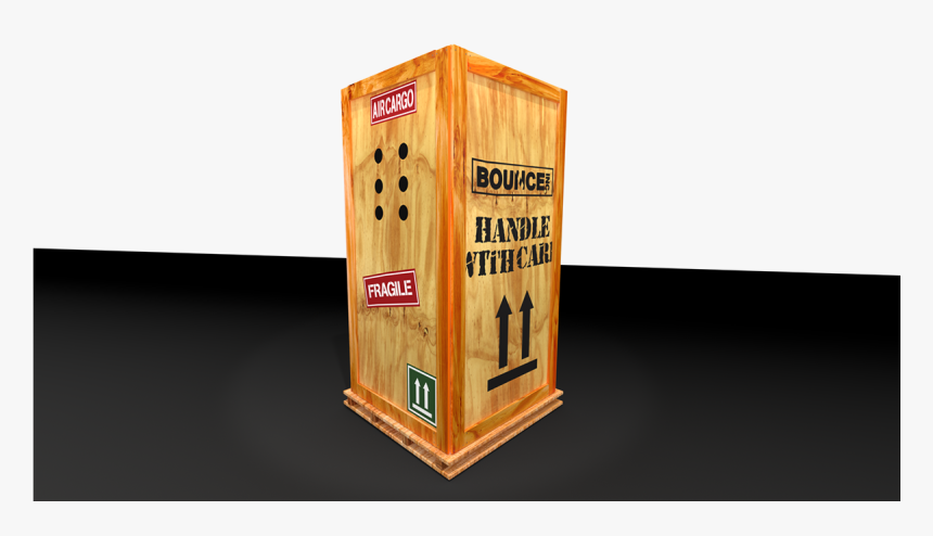 Bounce Inc Shipping Crate , Png Download - Plywood, Transparent Png, Free Download