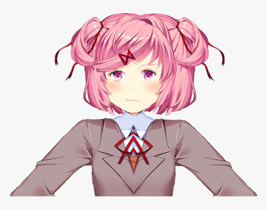 Doki Doki Literature Club Natsuki Png, Transparent Png, Free Download